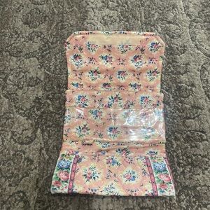 Vera Bradley Pink Floral Crossbody Organizer